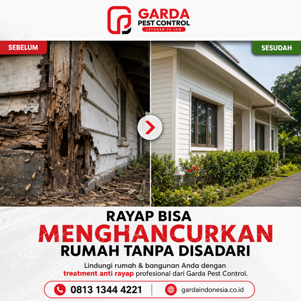 Cara Terbaik Membasmi Hama Rayap di Rumah