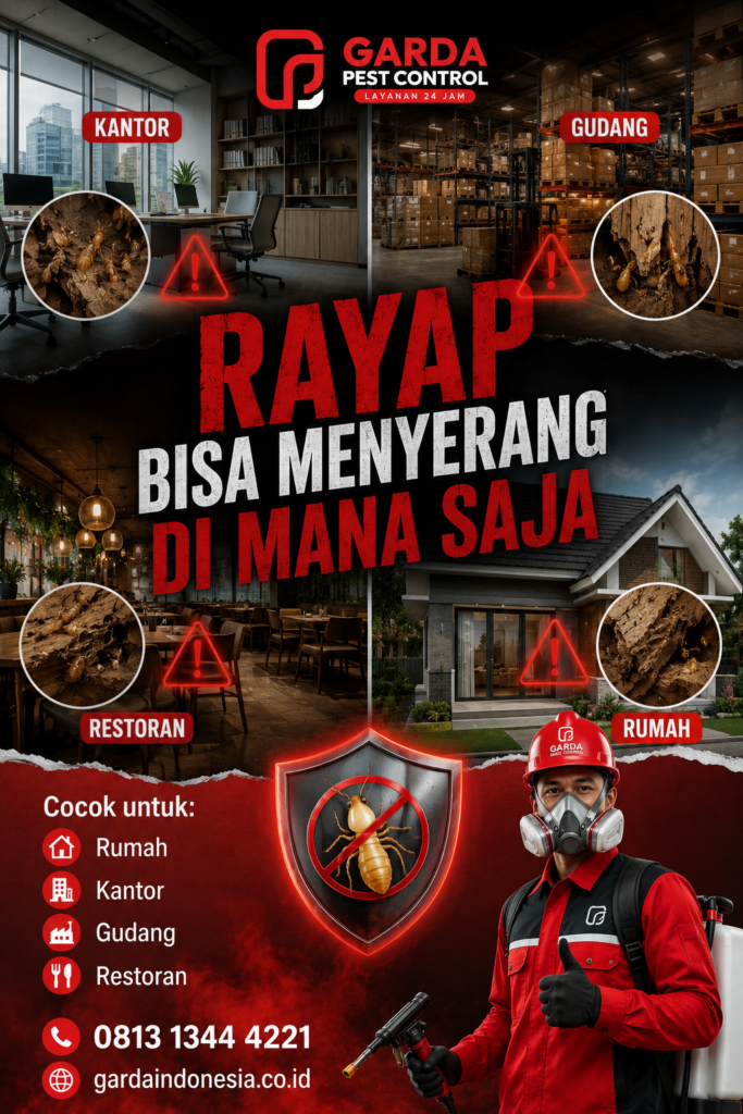 Cara Terbaik Membasmi Hama Rayap di Rumah