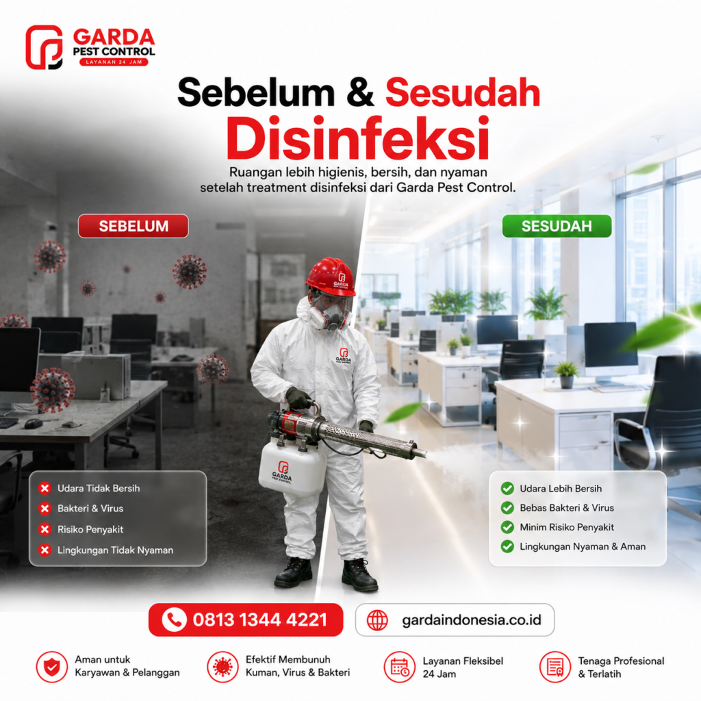 Jasa Desinfektan di Laweyan Solo Basmi Hantavirus Berpengalaman