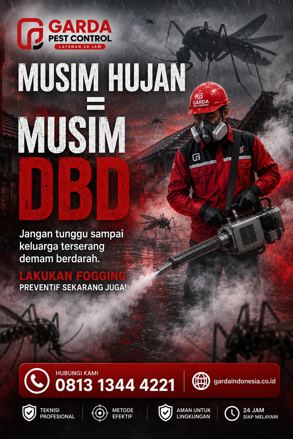 Jasa Fogging di Arcamanik Bandung Ahli Basmi Nyamuk DBD