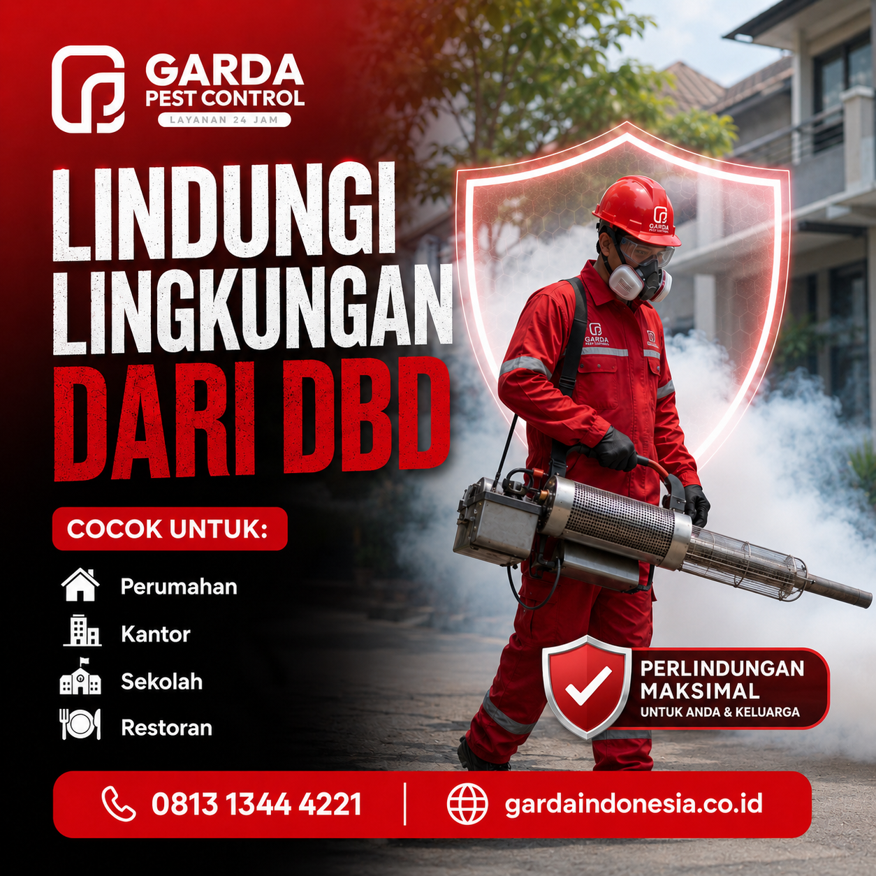 Jasa Fogging Nyamuk di  Buahbatu Bandung Ahli Basmi DBD