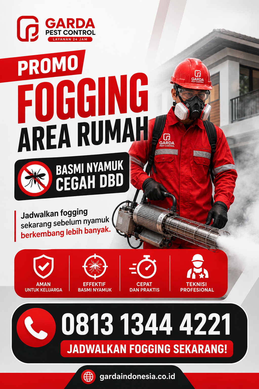 Jasa Fogging di Cicendo Bandung Rumah Pribadi & Perumahan