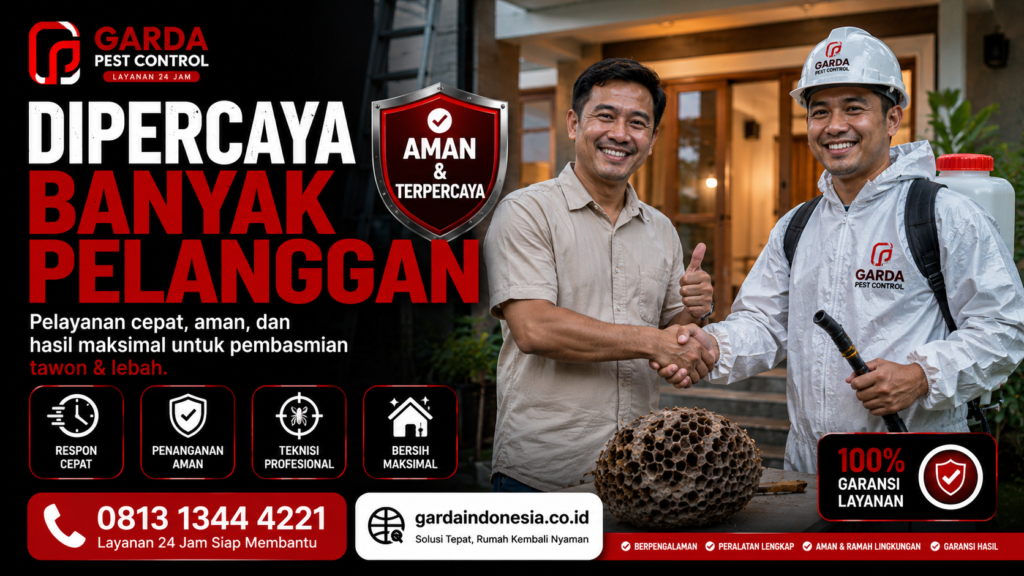 Jasa Pembasmi Tawon di Bekasi Layanan 24 Jam Bergaransi