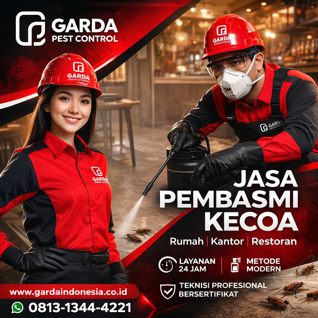 Jasa Pembasmi Kecoa di Purwokerto Terbaik dan Terpercaya