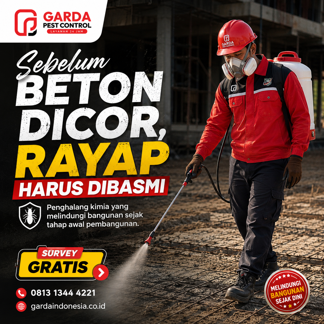 Biaya Pembasmi Rayap di Jogja