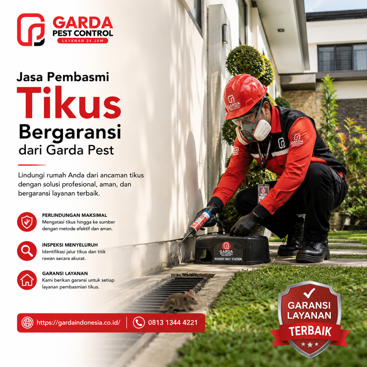 Jasa Pembasmi Tikus Bergaransi di Jakarta Barat