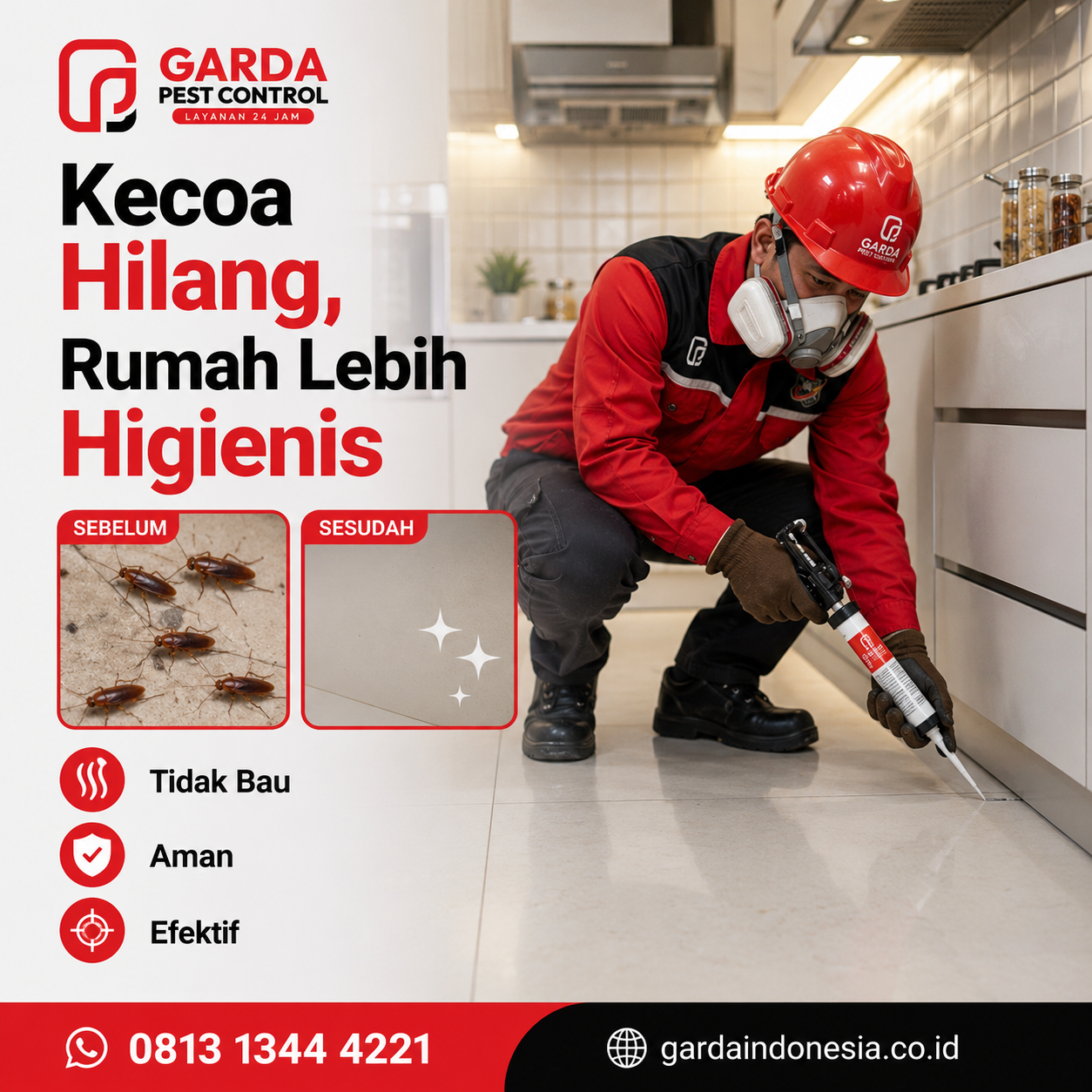 Jasa Anti Rayap Bergaransi Jakarta Barat dari Garda Pest Control