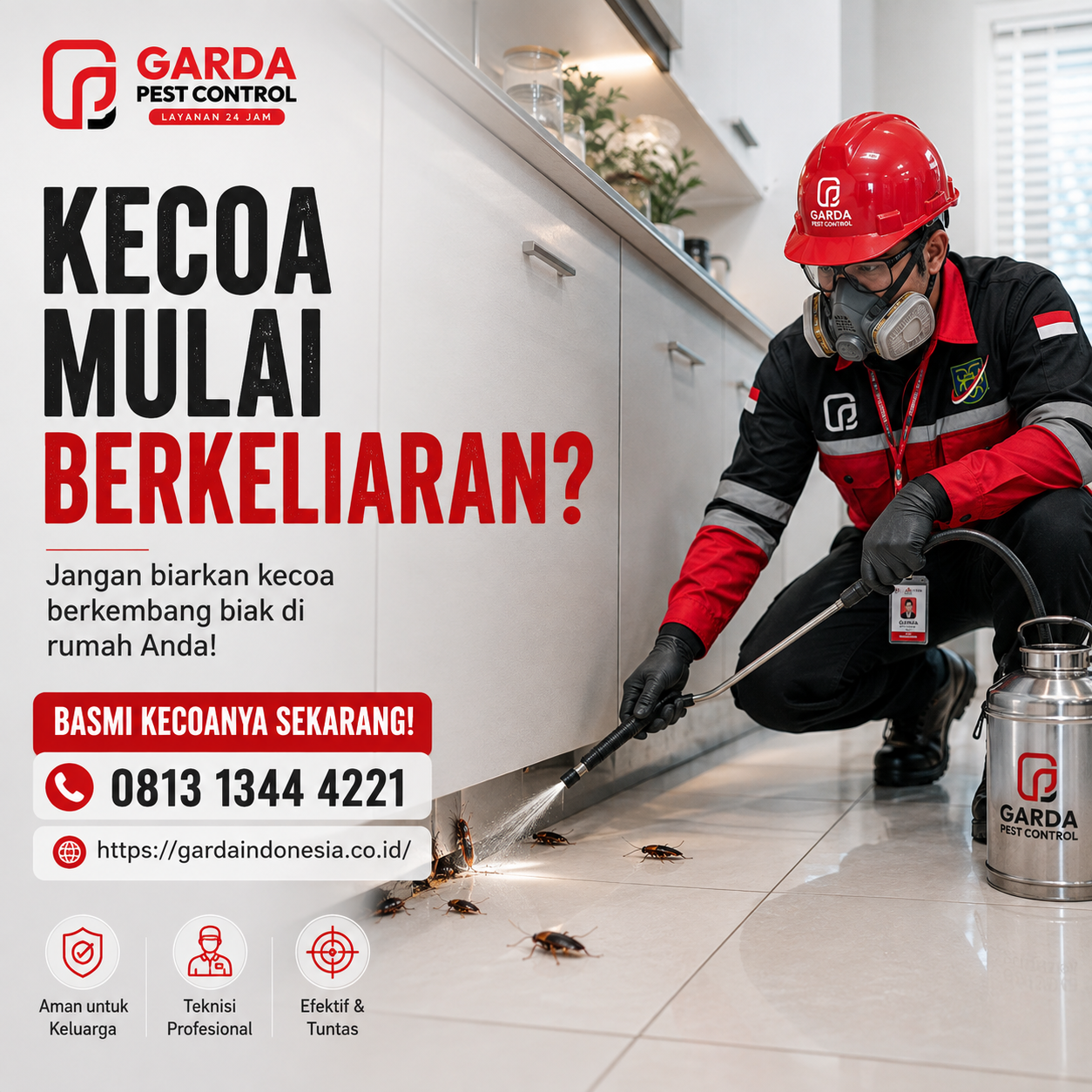 Jasa Pembasmi Kecoa Jakarta Timur