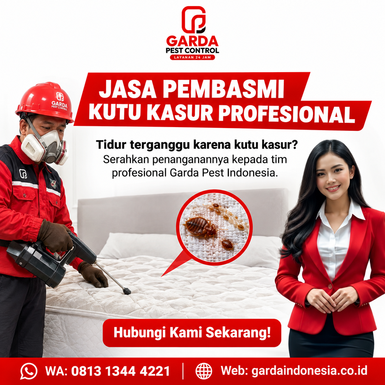 Jasa Pembasmi Kutu Kasur Jakarta Barat Bergaransi Resmi