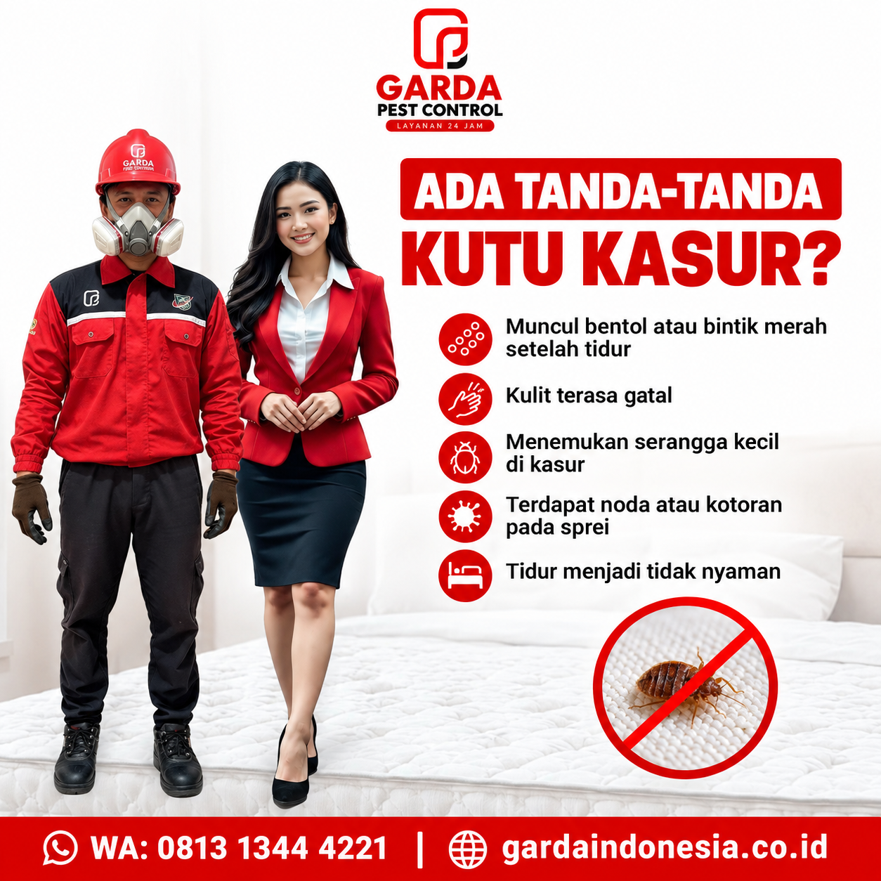 Jasa Pembasmi Kutu Kasur Jakarta Barat Bergaransi Resmi