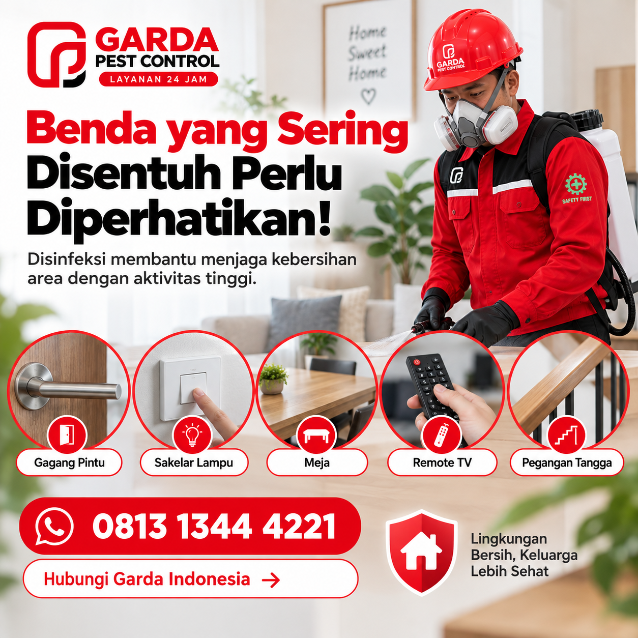 Jasa Semprot Disinfektan Rumah di Kebayoran Baru